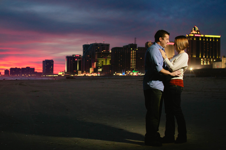 Leighann And Dan S Atlantic City Engagement Session East Coast