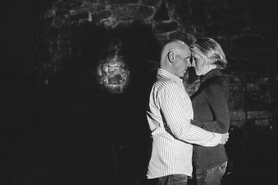 couple embraces during their engagement photo session with their monmouth county nj wedding photographers markow photography