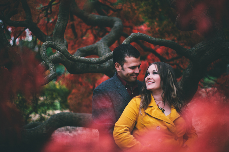 autumn engagement photography session