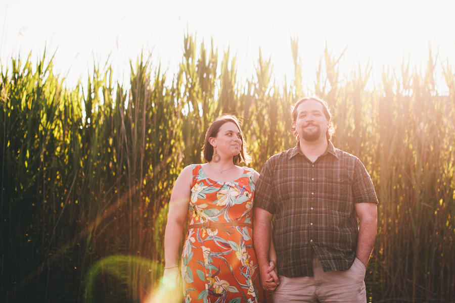 Engagement Photos during sunset