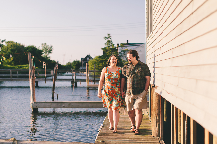 Engagement Session in a marina