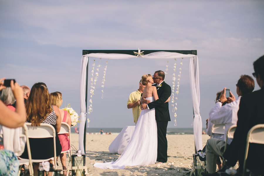 Ocean City Beach Wedding Photos