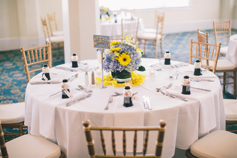 Flanders Hotel Wedding Reception Table