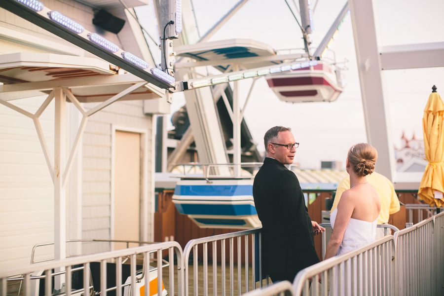 Theme Park Wedding Photos