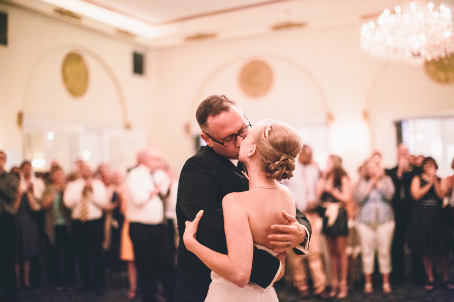 First Dance Photo at the Flanders Hotel 