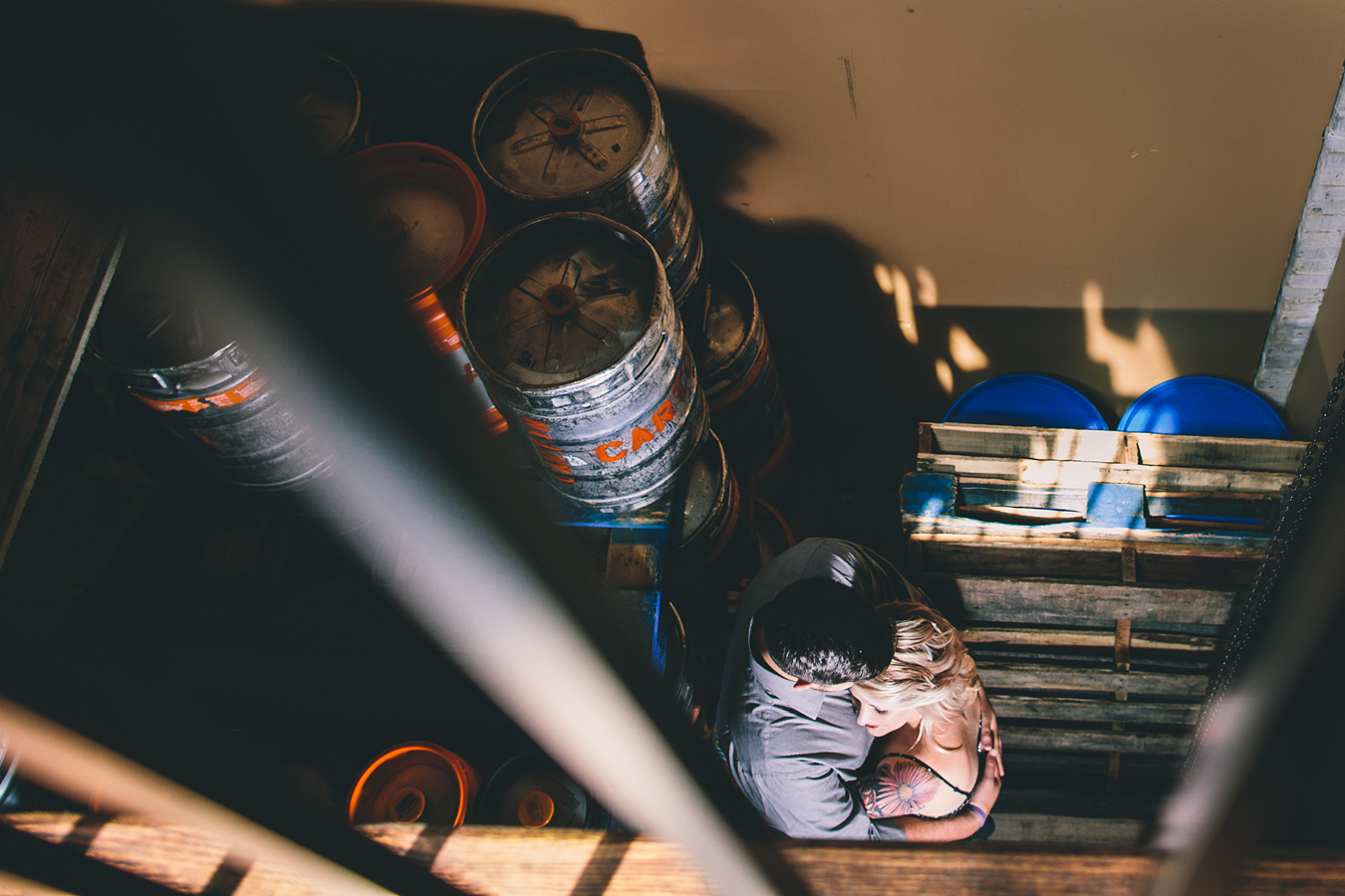 Brewery Engagement Photos