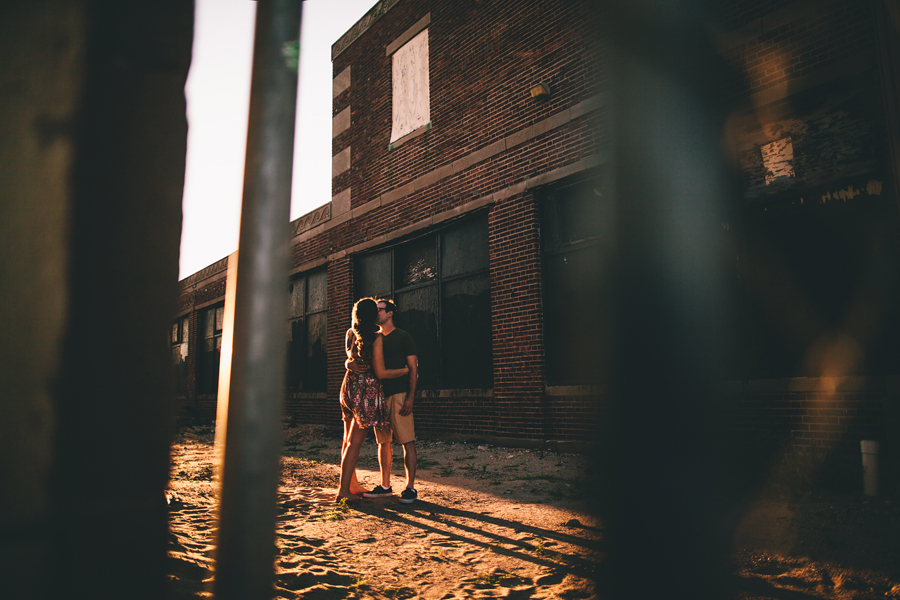 New Jersey Sunset Engagement Photos Asbury Park