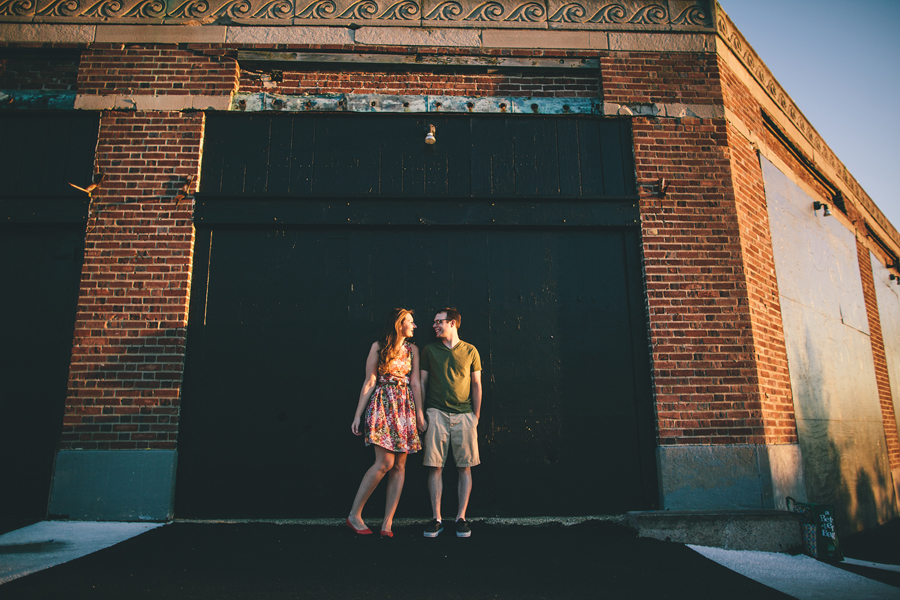 Sunset Engagement Photos in Asbury Park, NJ