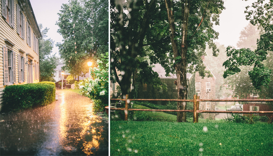 Wedding Photos in the Rain