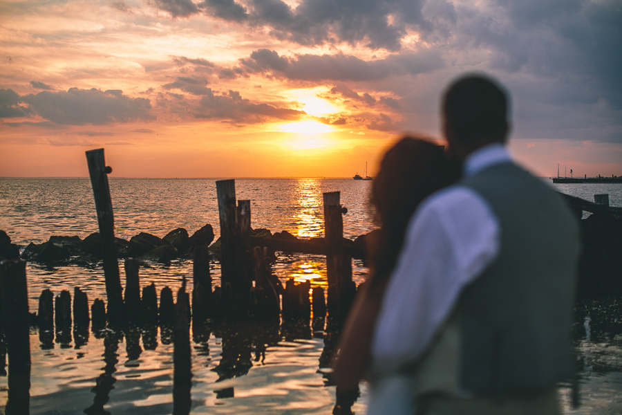 NJ Sunset Wedding
