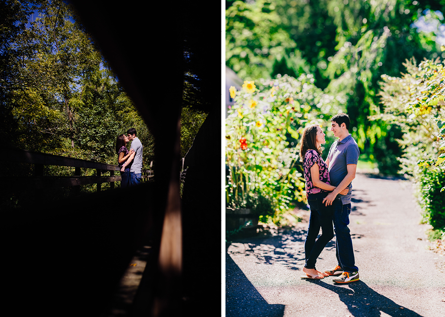 creative nj engagement photos