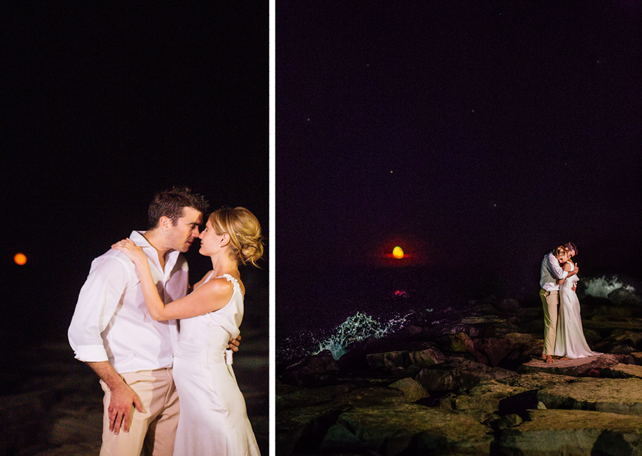 night wedding photos nj