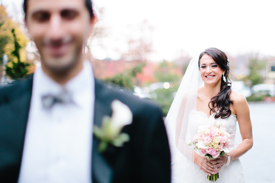 First Look Wilshire Grand Wedding Photography