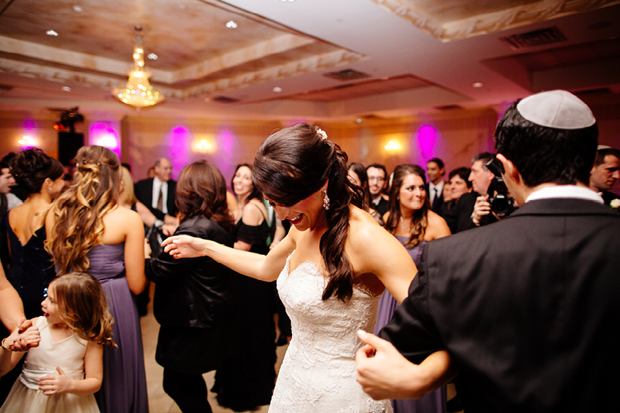 Wilshire Grand Wedding Dancing the Hora