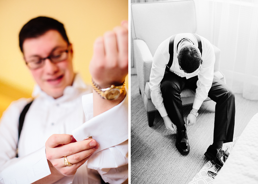 Groom Getting Ready Photos