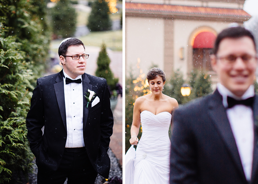 Snowy NJ Wedding Photos