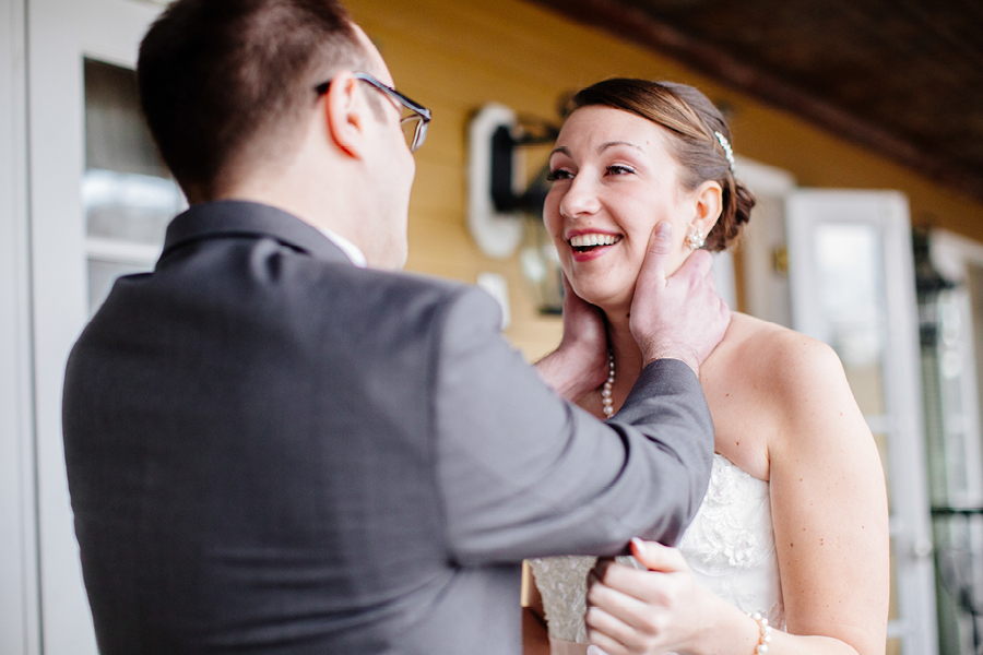 American Hotel Wedding First Look