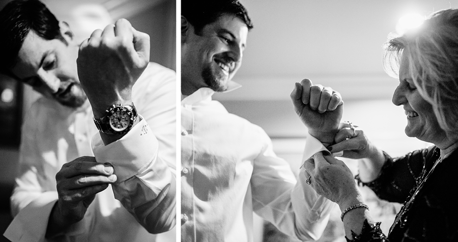 Groom Getting Ready Olde Mill Inn