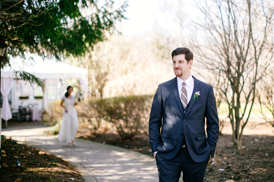 Olde Mill Inn Wedding First Look