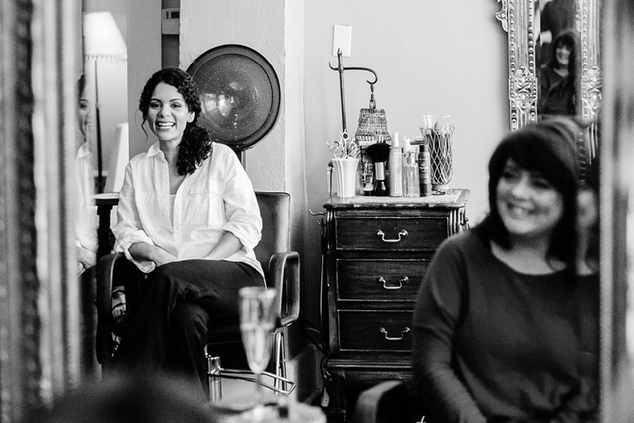 Bride getting ready photo NJ