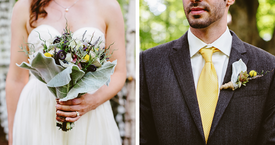 Unique bridal bouquet 