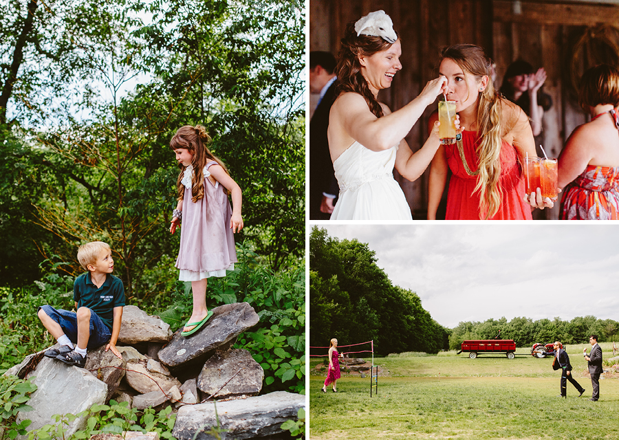 Cocktail hour at fiddle lake farm