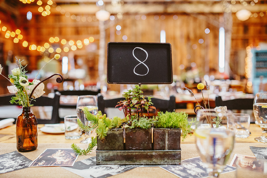 rustic wedding details