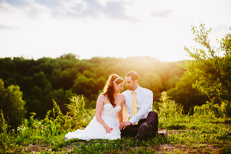 Sunset at Fiddle Lake Farm