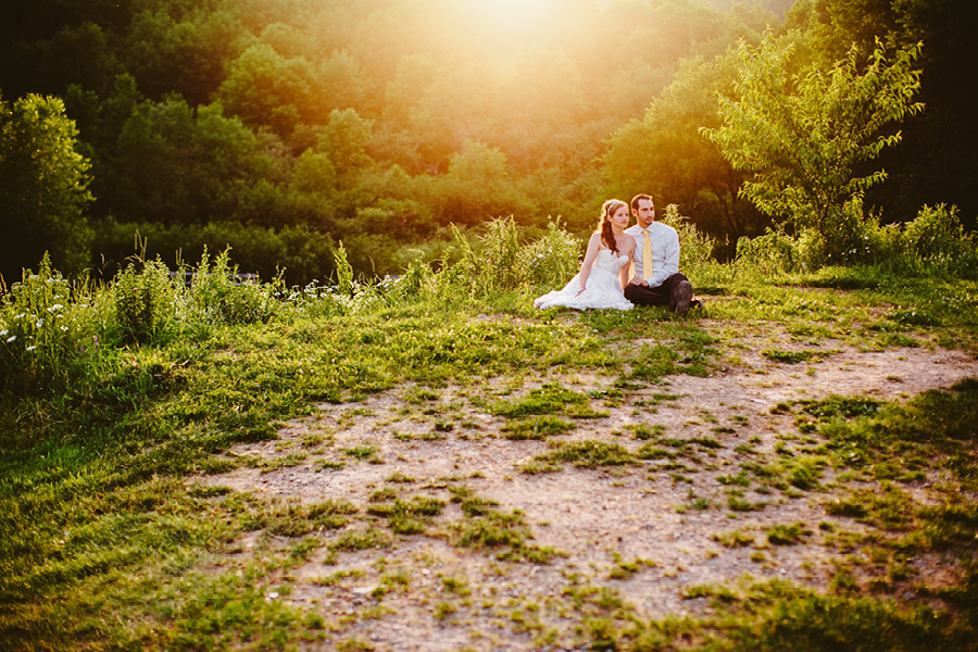Sunset at Fiddle Lake Farm