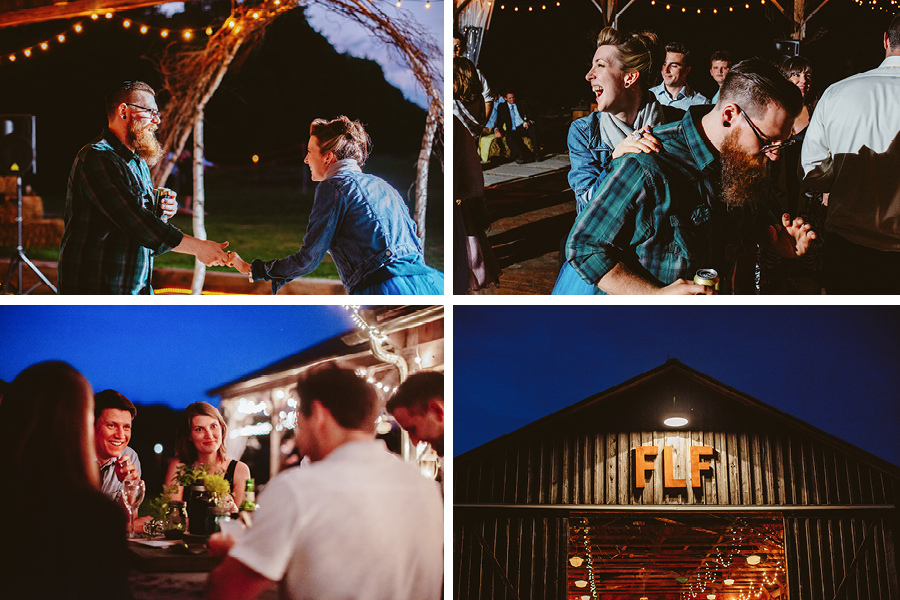 Fiddle Lake Farm Wedding Reception