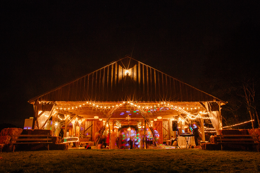 Fiddle Lake Farm at Night