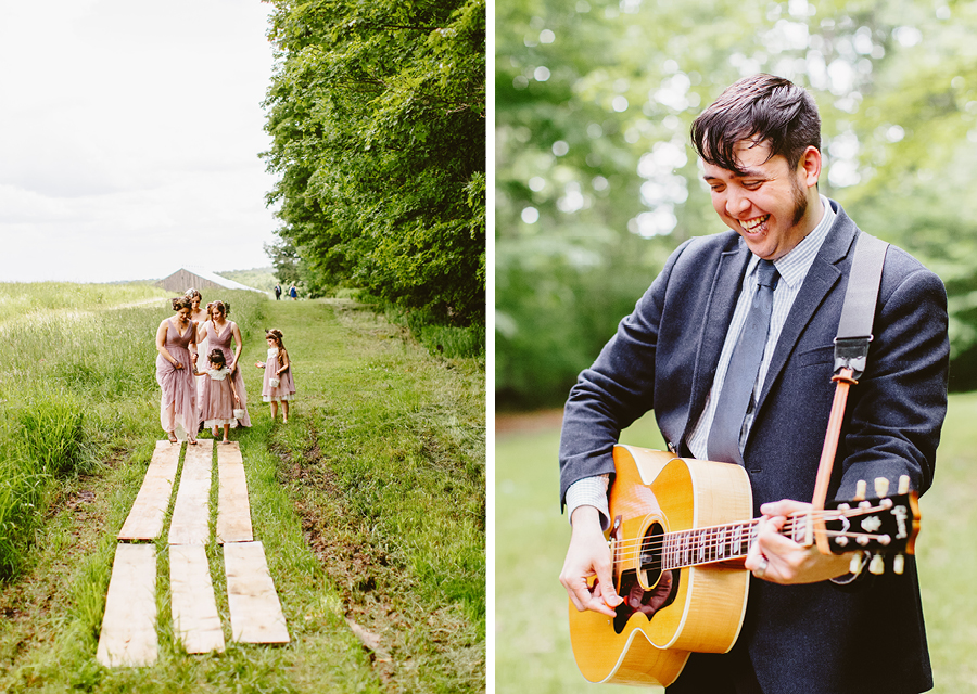 Fiddle Lake Farm Wedding Ceremony