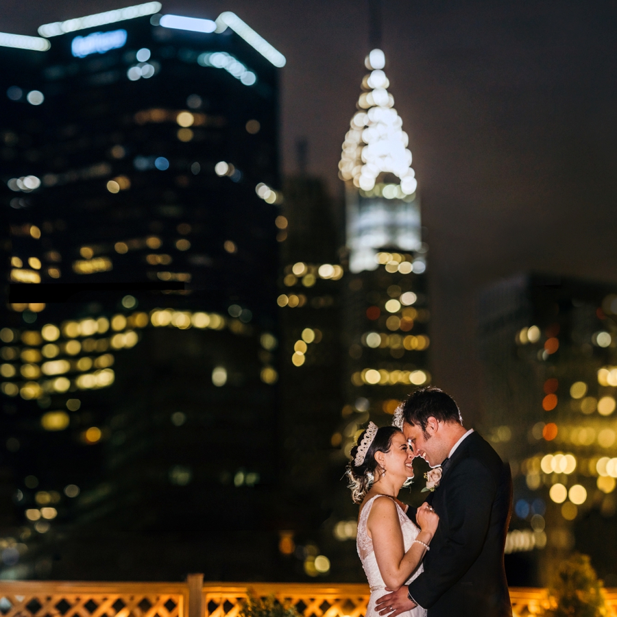 Nighttime Wedding Photos
