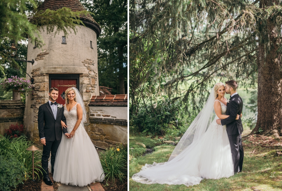 pleasantdale chateau wedding portraits