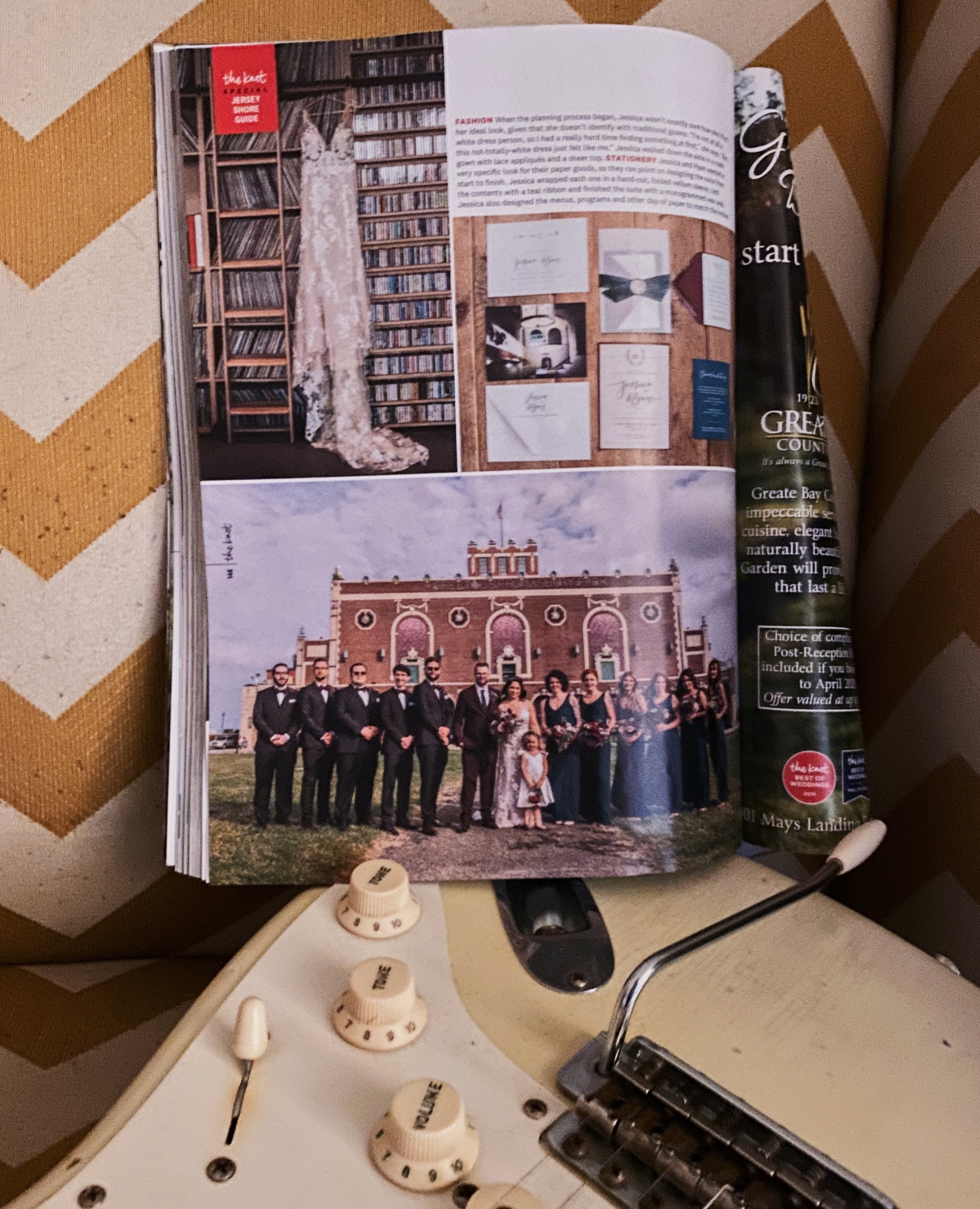 NJ wedding photographers featured in the KNOT