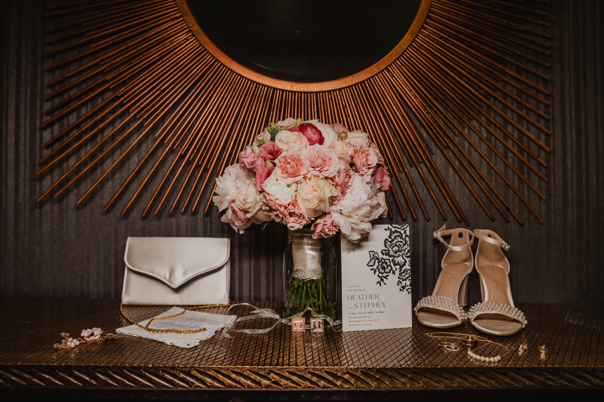 Wedding Details at Brotherhood Winery