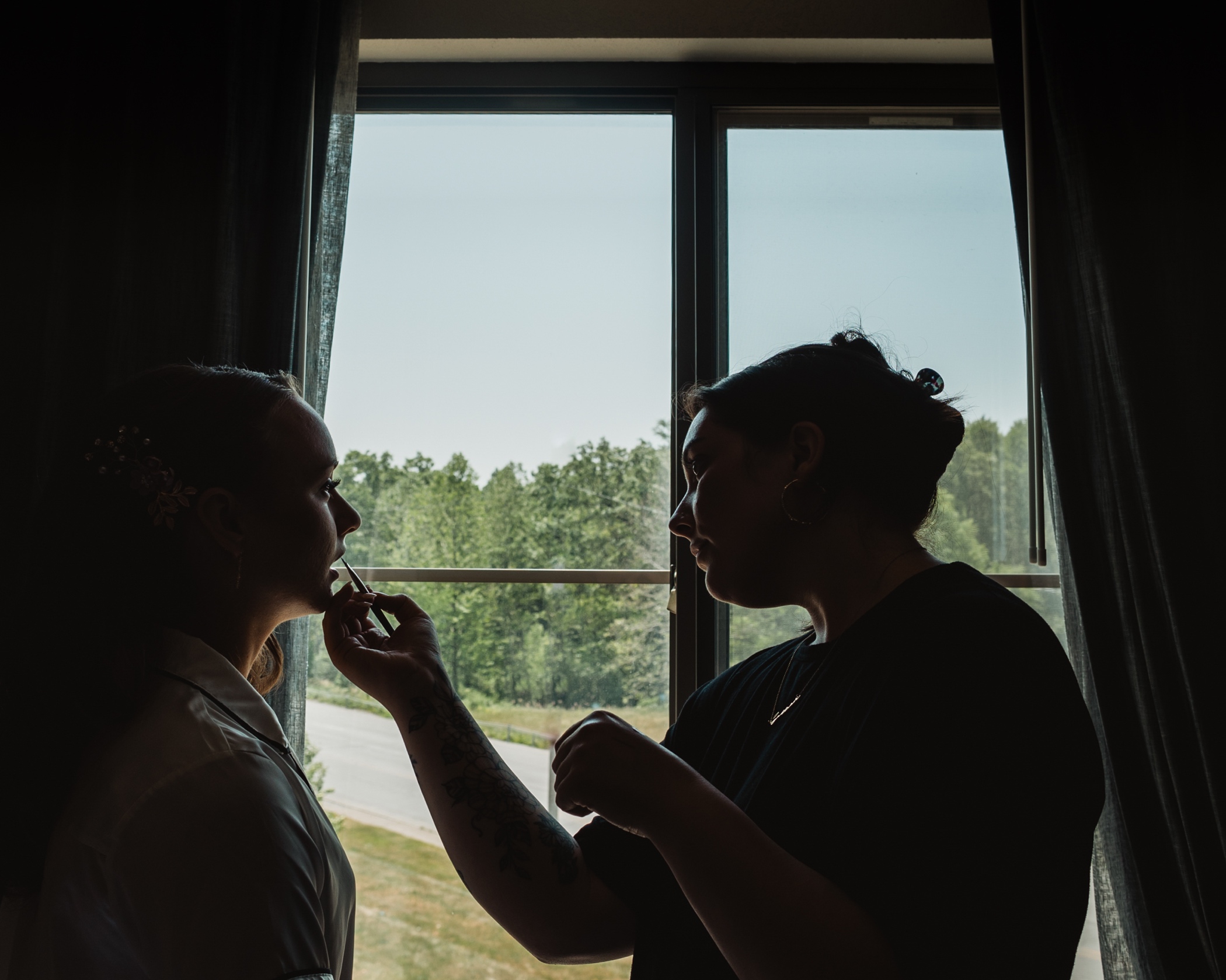 Bride Getting Ready Brotherhood Winery