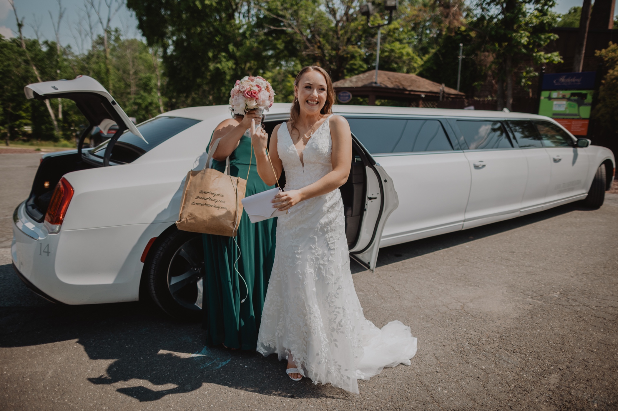 Bride at Brotherhood Winery