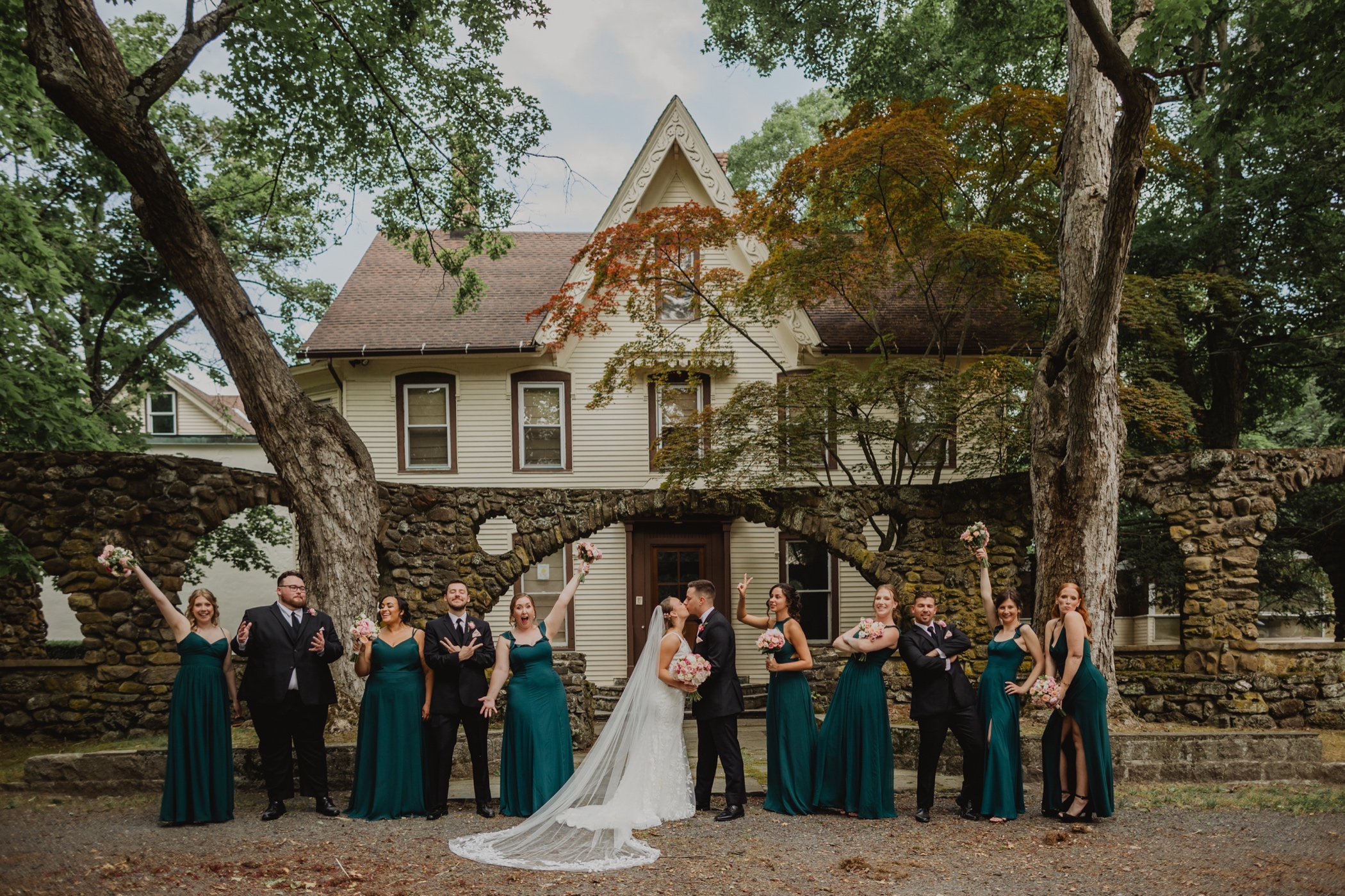 Bridal Party at Brotherhood Winery