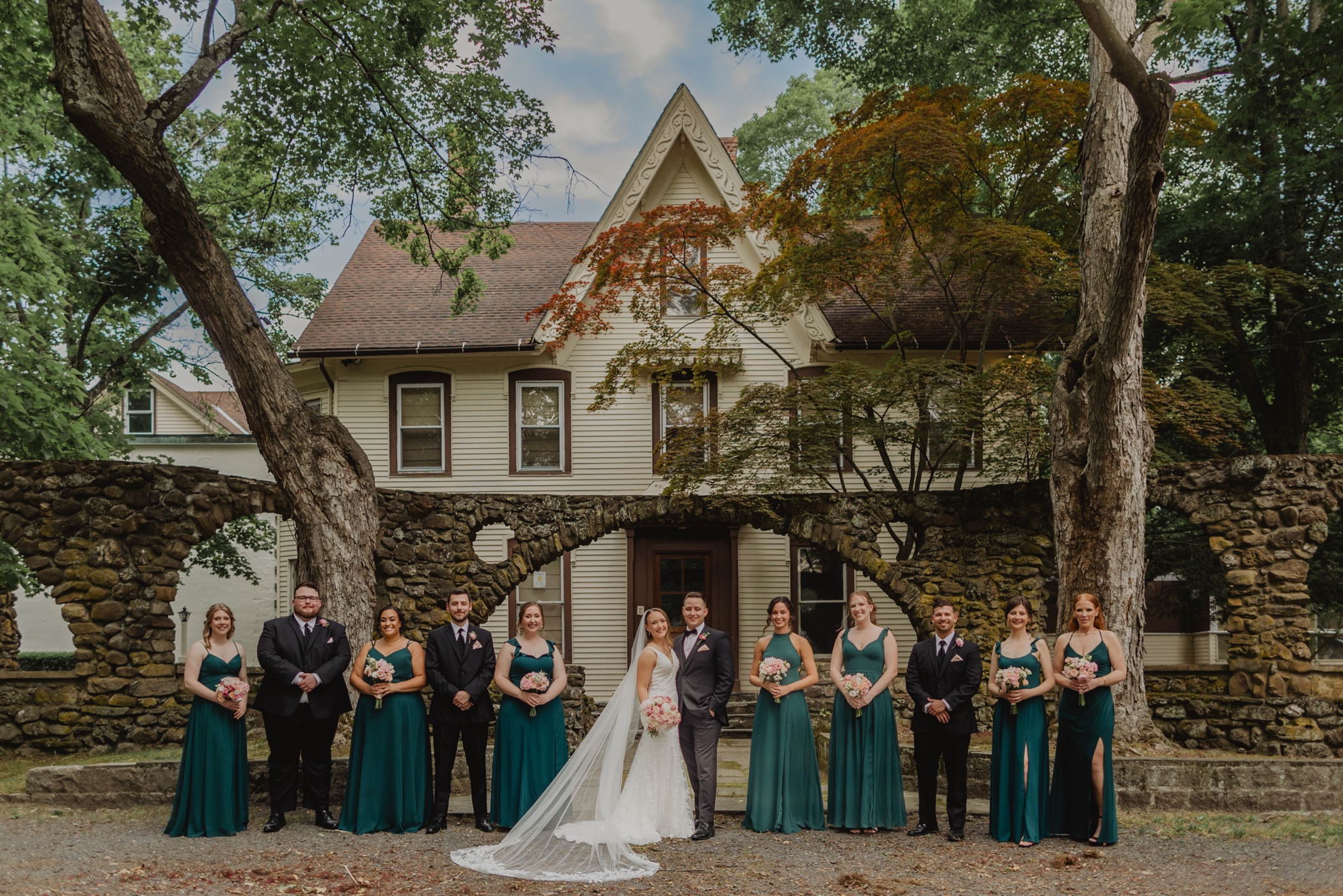 Bridal Party at Brotherhood Winery