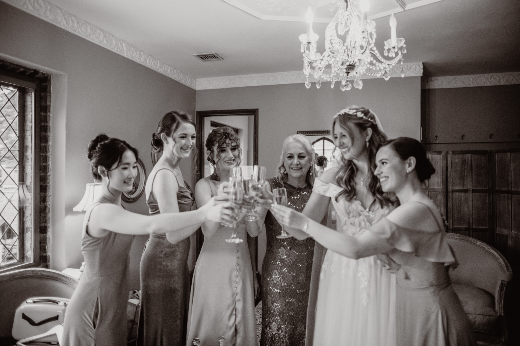 Bride Getting Ready Aldie Mansion Wedding