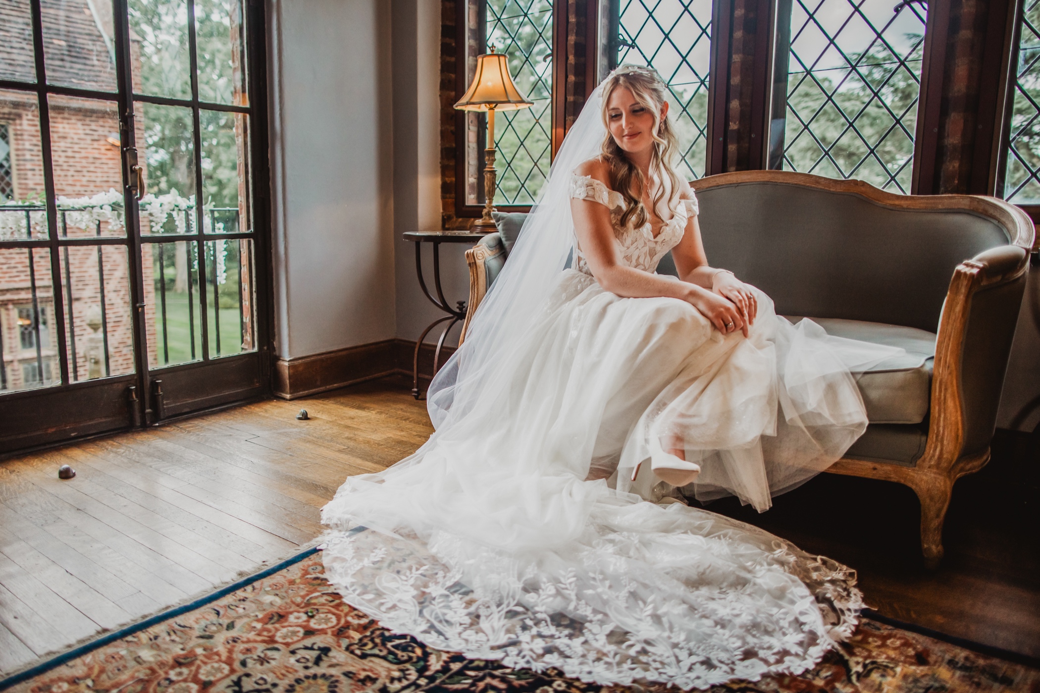 Bride Portrait Aldie Mansion Wedding