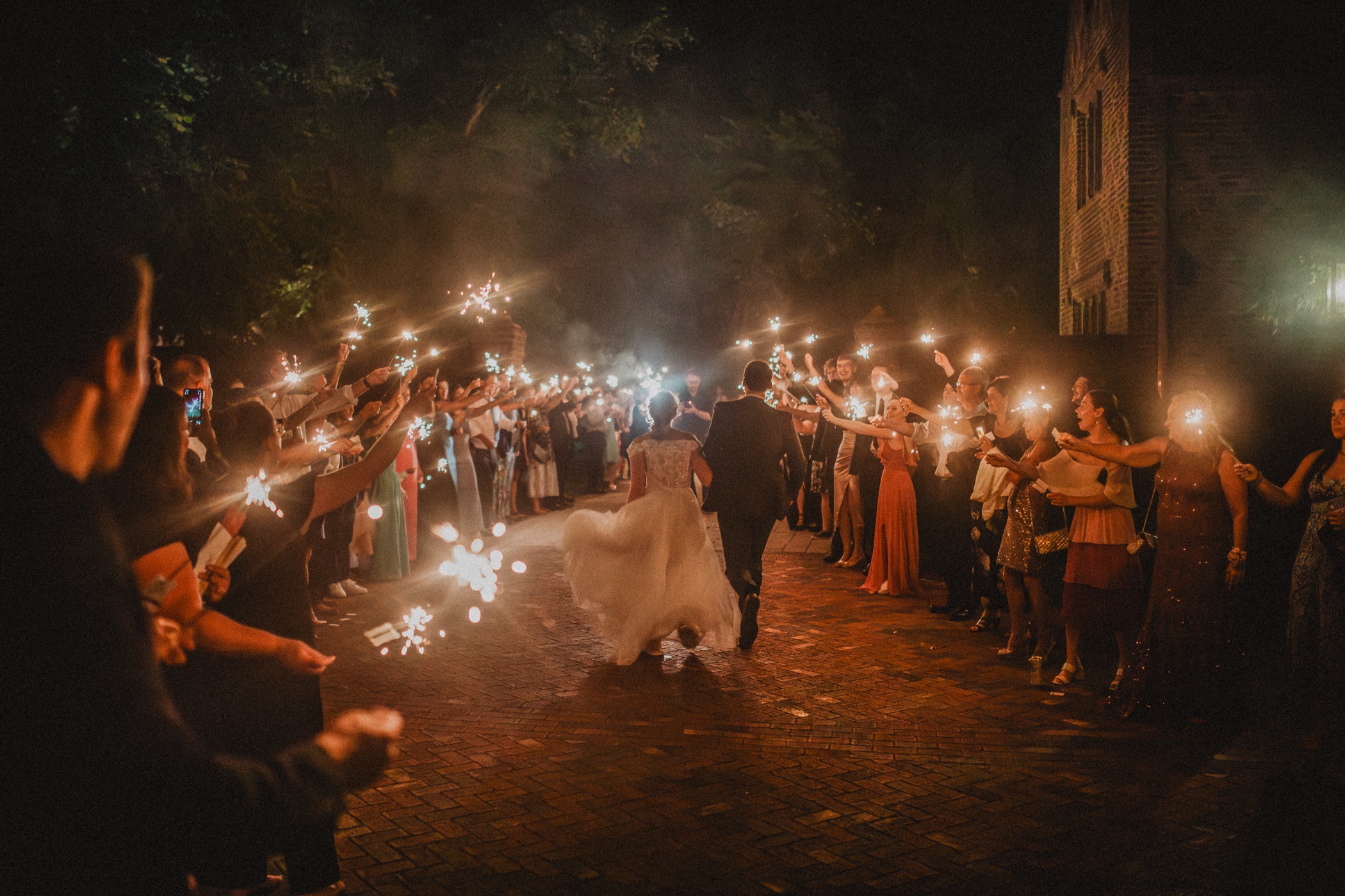 Sparkler Exit Aldie Mansion