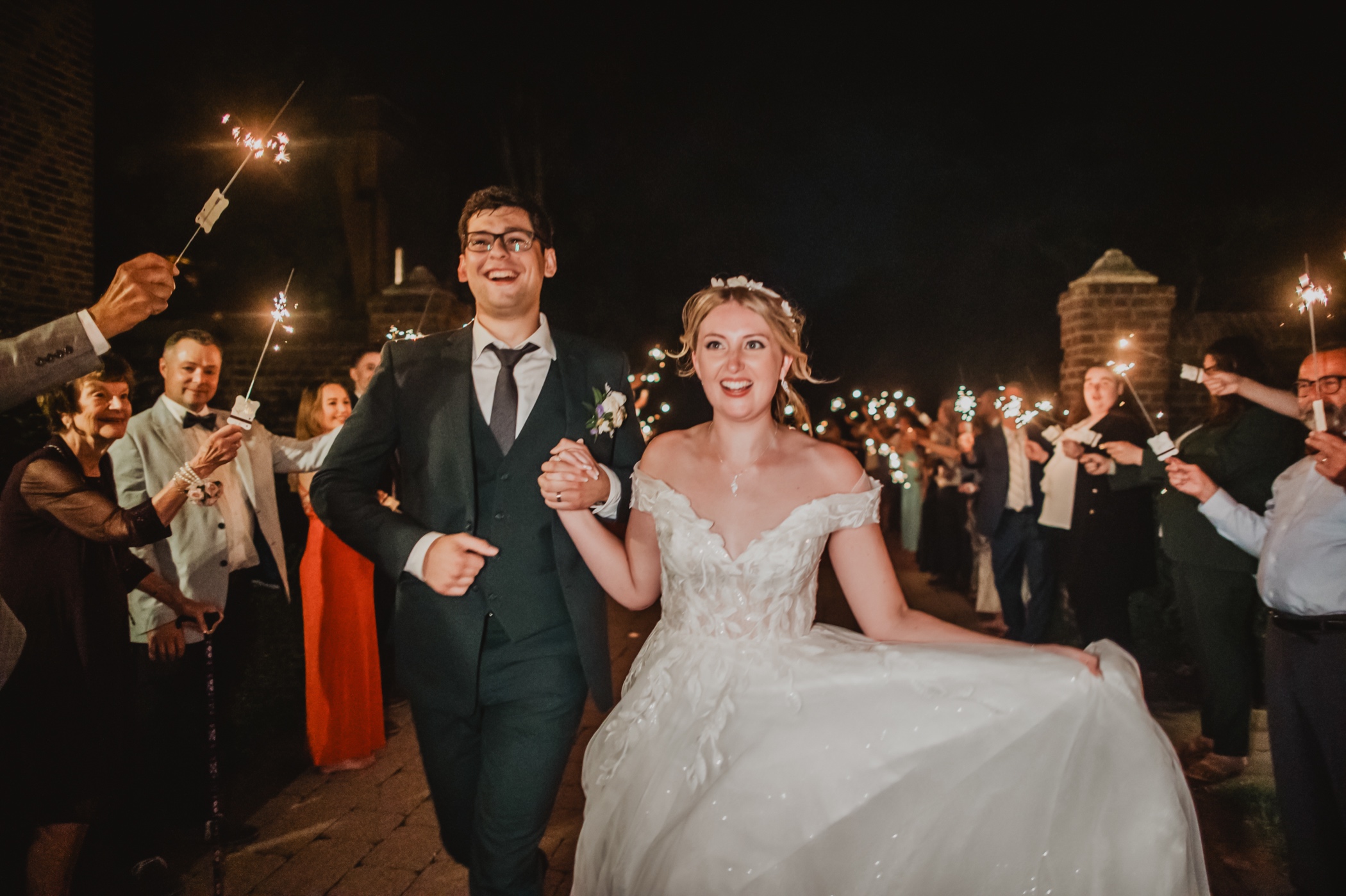 Sparkler Exit Aldie Mansion