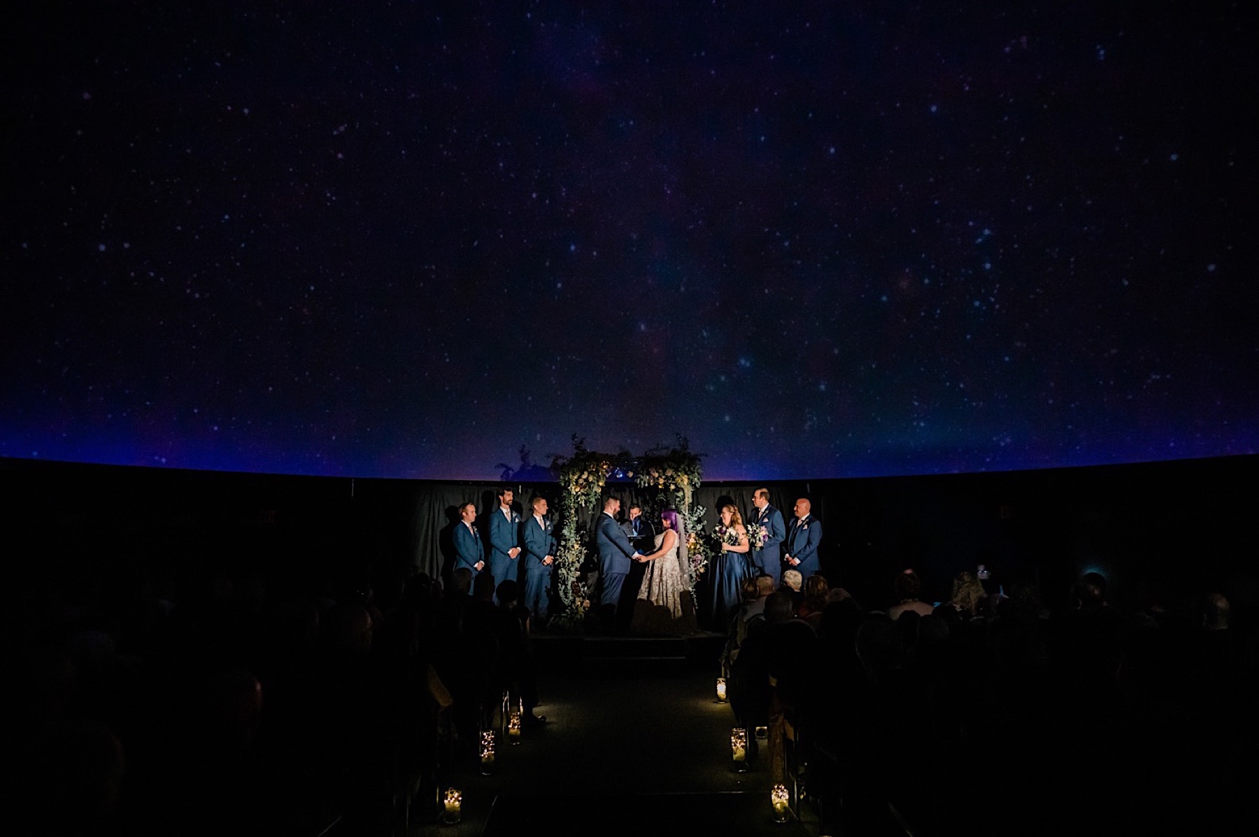 franklin institute ceremony in planetarium